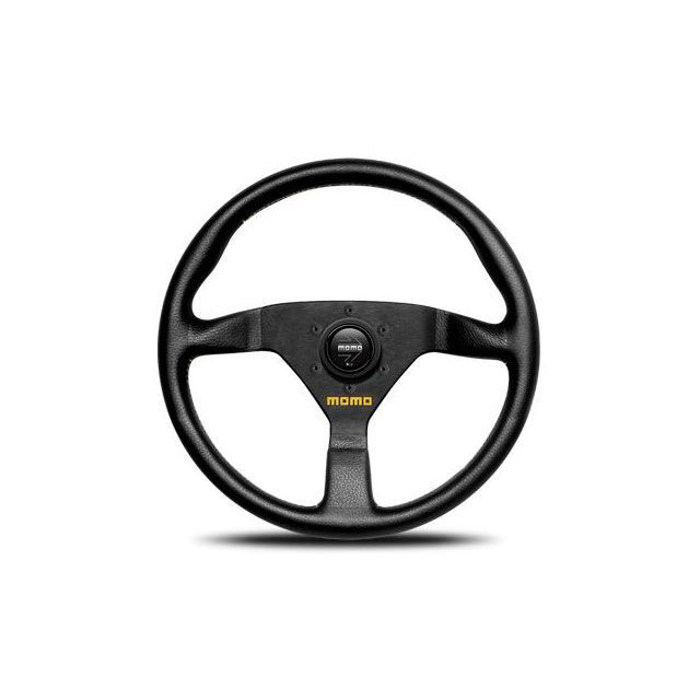 MOMO ヴェローチェレーシング 32パイレザー ブラックグリップ/ブラックスポーク V-2 モモ 内装パーツ・用品