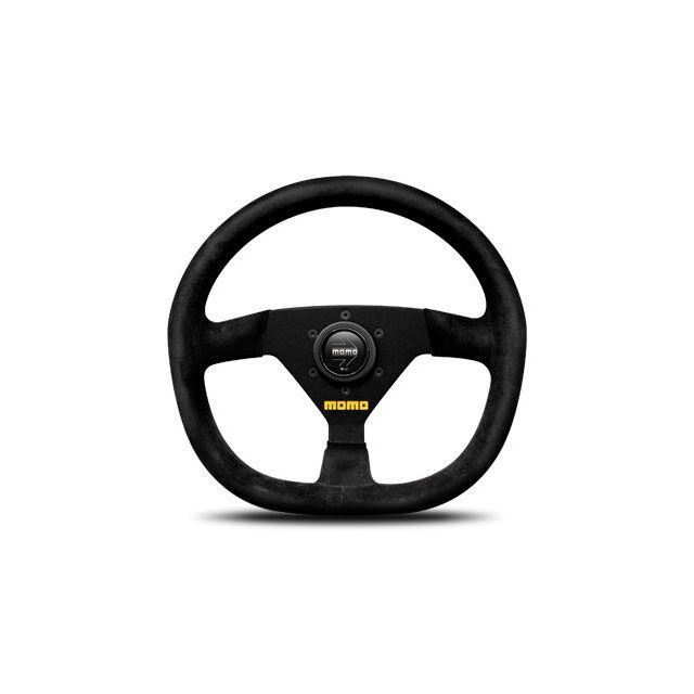 MOMO モデル88 32パイ スエード ブラックグリップ/ブラックスポーク M-66 モモ 内装パーツ・用品｜パークアップ 店 29,332円