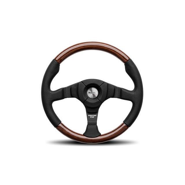 MOMO ファイターエボ レザー&ウッド 35パイ F-34 モモ 内装パーツ・用品