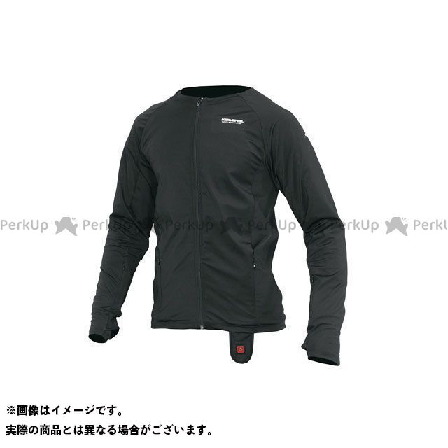 KOMINE 2022-2023秋冬モデル EK-317 12V WP ストレッチE-ミドルインナーウェアー（ブラック） サイズ 3XL ・08-317 コミネ インナーウェア・アンダーウェア