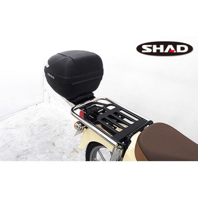 WirusWin スーパーカブ110用 SHAD製リアボックス付きダブルリアキャリア ウイルズウィン キャリア・サポート スーパーカブ110｜パークアップ 店