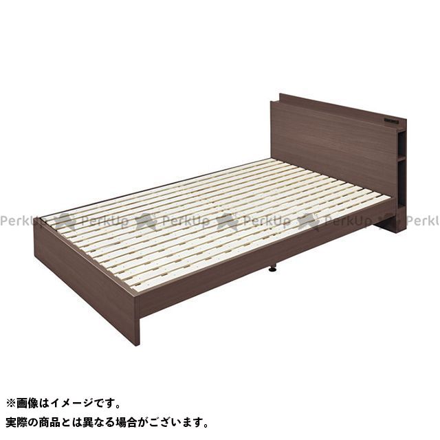 【製造業者直送】Azumaya B-81SD-BR セミダブルベッド（赤銅色） B-81SD-BR 東谷 調度品・室内装飾
