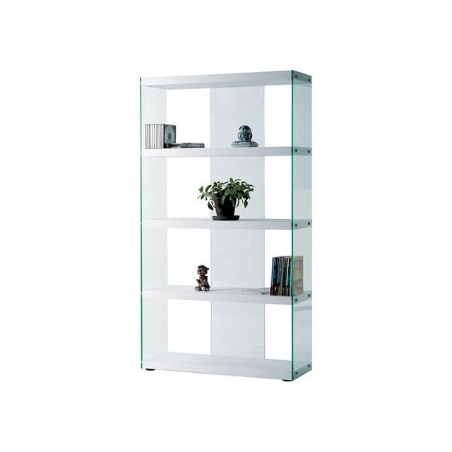 【製造業者直送】Azumaya HAB-624WH グラスシェルフ（白いこと） HAB-624WH 東谷 調度品・室内装飾