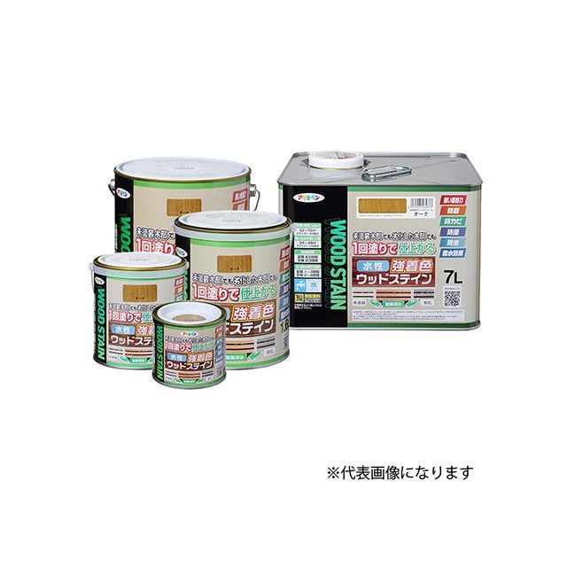 asahipen 水性強着色ウッドステイン 7L（オーク） アサヒペン D.I.Y.