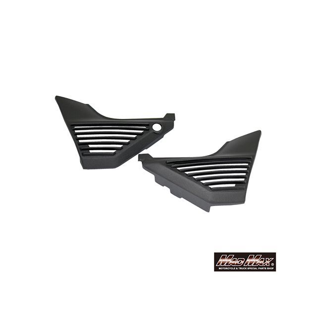 ＺＲＸ４００Ⅱ　アルフィン　黒/ブラックZR400E サイドカバー 全フィン ZRX ZRX400 ZRX400II アルフィンカバー サイドカバー 純正型