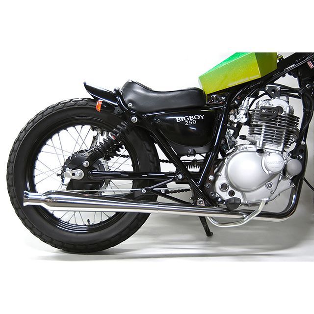 Motor Rock グラストラッカー/ST250用 2％er トランペットマフラー フルエキ ダウン キャブ車 MR-EX131D モーターロック マフラー本体