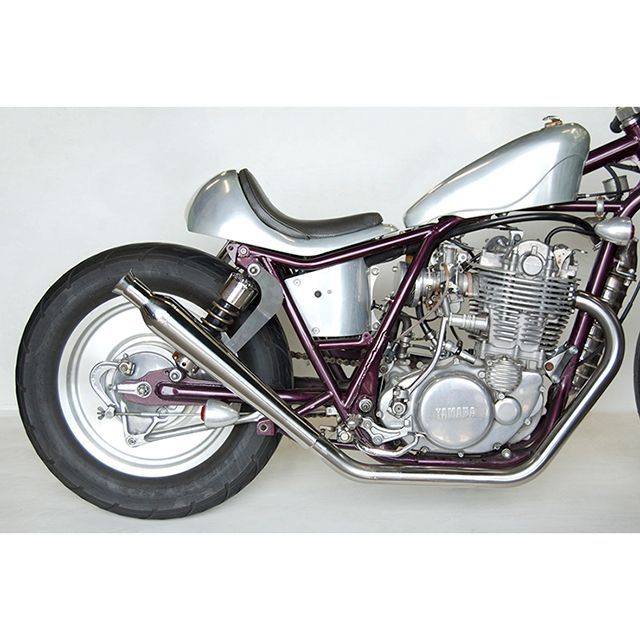 よっちさま専用！！ SR400 モーターロック　トランペットマフラー モーターロック SR400/500 SR400/500用 2％er トランペット