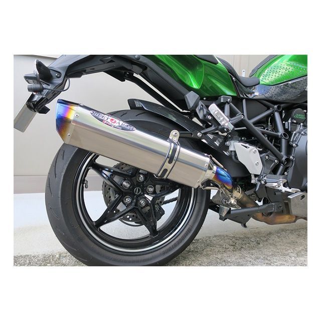 BEET NASSERT Evolution Type II スリップオン（メタルブラック） 0222-KG8-MB ビートジャパン マフラー本体 Ninja H2 SX SE｜パークアップ 店 102,836円