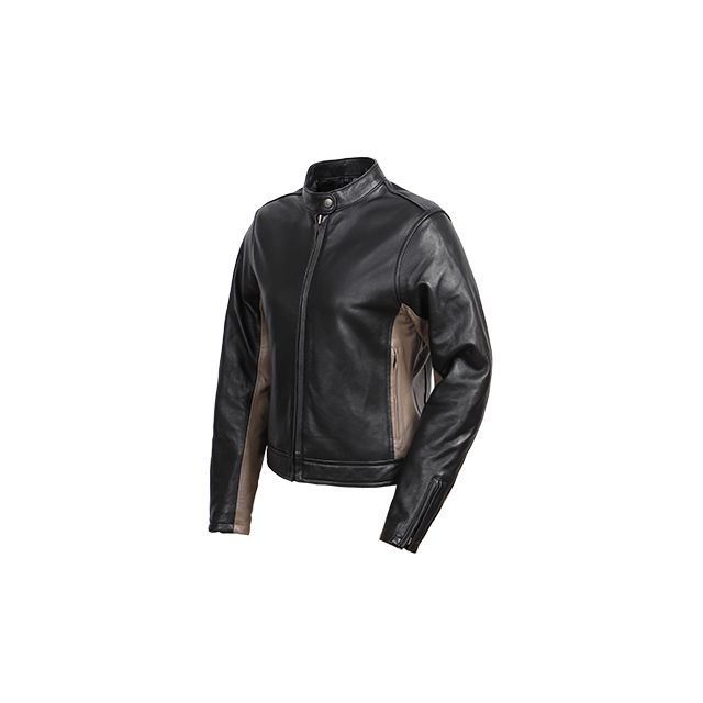 DEGNER 【特価品】2022-2023秋冬モデル FR22WJ-8 レディースレザーバイカラージャケット（ブラック） サイズ M FR22WJ-8 デグナー レディースアパレル