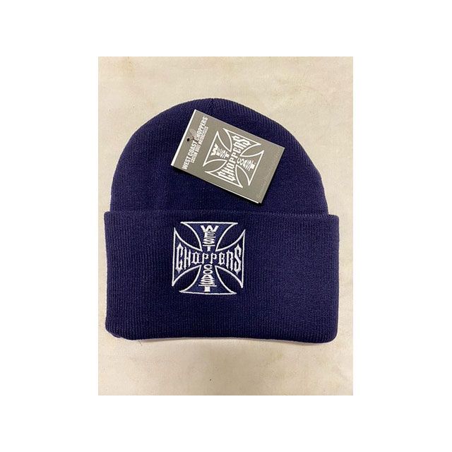 ウエストコーストチョッパーズ ロールアップニットキャップ（ネイビー） WEST COAST CHOPPERS 楽天市場】ウエストコーストチョッパーズ ロールアップニットキャップ