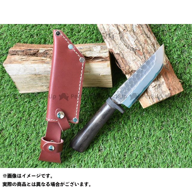 YAMABITO 槌目鉈ナイフ モーガンレザー YAMABITO-D2-WB 山人 ナイフ＆刃物｜パークアップ 店