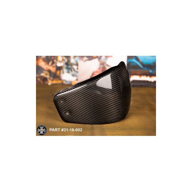 K&W BT CHOPPERS製 サイドカバー カーボン製 右側用 アジャスタノブルなし車両対応 31-16-002 部品屋K&W カウル・エアロ ストリートボブ ローライダーS