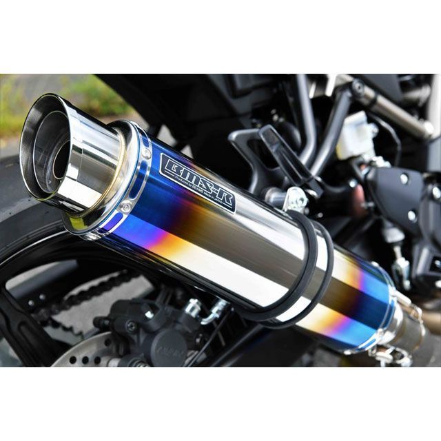 BMS RACING FACTORY R-EVO2 ヒートチタンサイレンサー 政府認証 G345-54-P1J BMS マフラー本体 SV650/SV650X