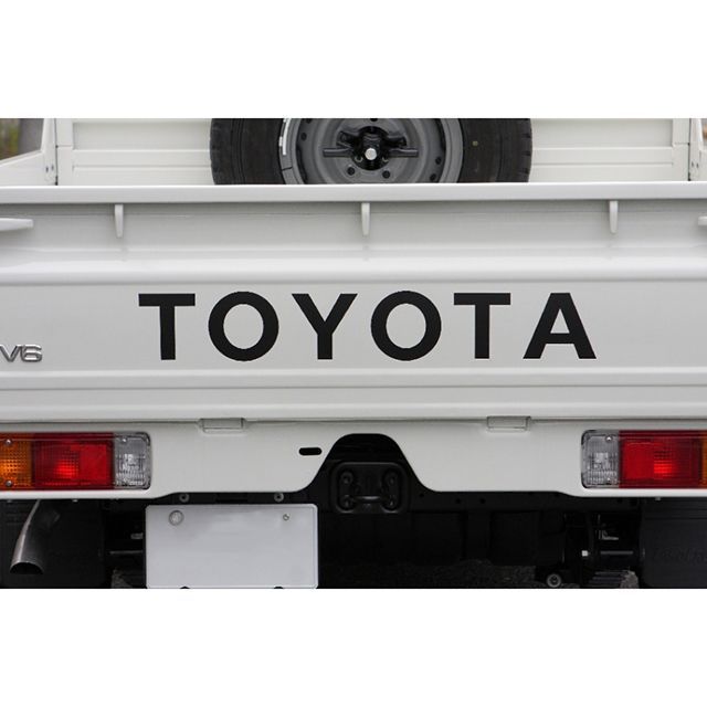 【メーカー直送】MASTER PIECE 復活70ピックアップ（GRJ79）リアゲート TOYOTAシール カラー 艶ありホワイト EX-T100 マスターピース 外装