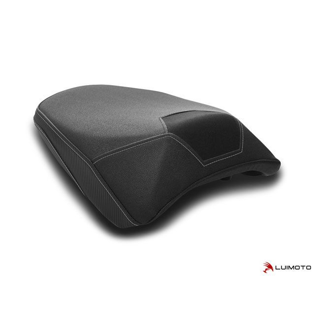 LUI MOTO リアシートカバー Italia II カラー スエード ブラック/TEC-GRIP/CF ブラック/ガンメタ ステッチ LM-1572204 ルイモト シート関連パーツ MULTISTRADA V4