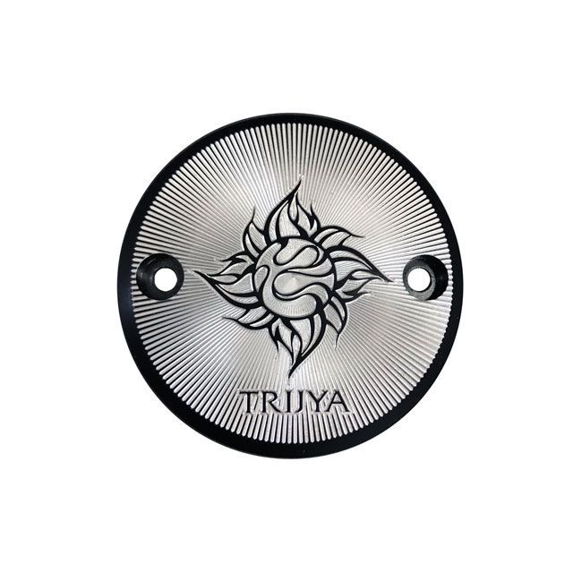 TRIJYA ポイントカバー 太陽Logo(ブラック) TJ095783 トライジャ その他外装関連パーツ FXBR(ブレイクアウト) ミルウォーキーエイトモデル