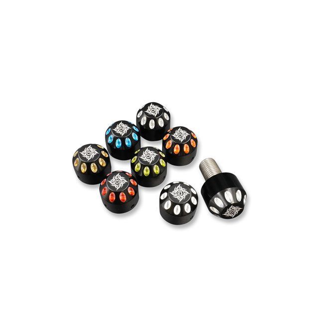 トライジャ バーエンドキャップ カラー オレンジ TJ094051 トライジャ その他ハンドル関連パーツ