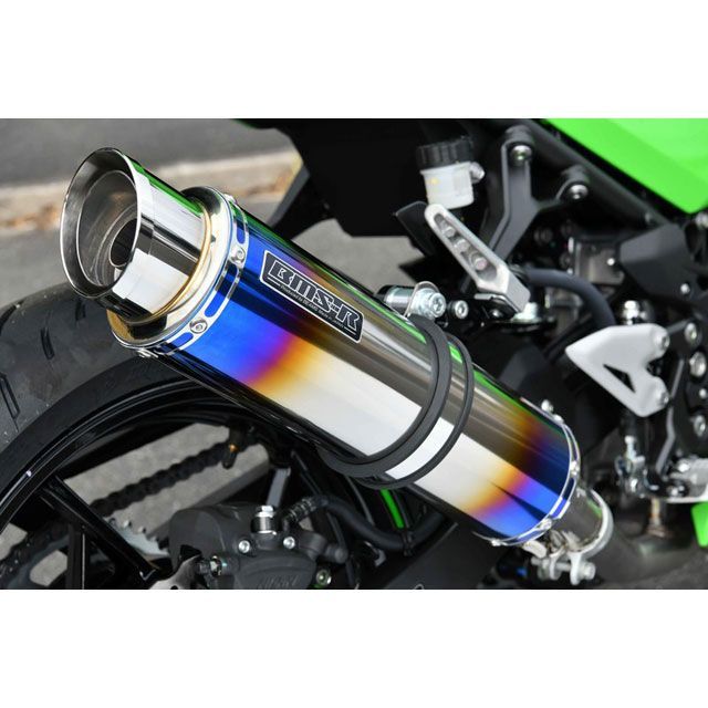 BMS RACING FACTORY R-EVO2 スリップオン ヒートチタンサイレンサー 政府認証 G432-54-P1J BMS マフラー本体 NINJA400