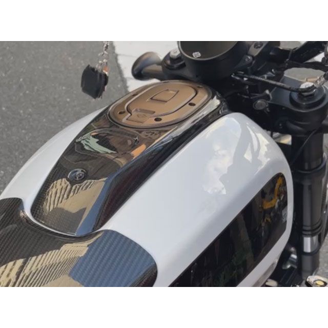 MOTOR STAGE ドライカーボン タンクトップカバー 22125006 モーターステージ タンク関連パーツ スポーツスターS|パークアップ 店