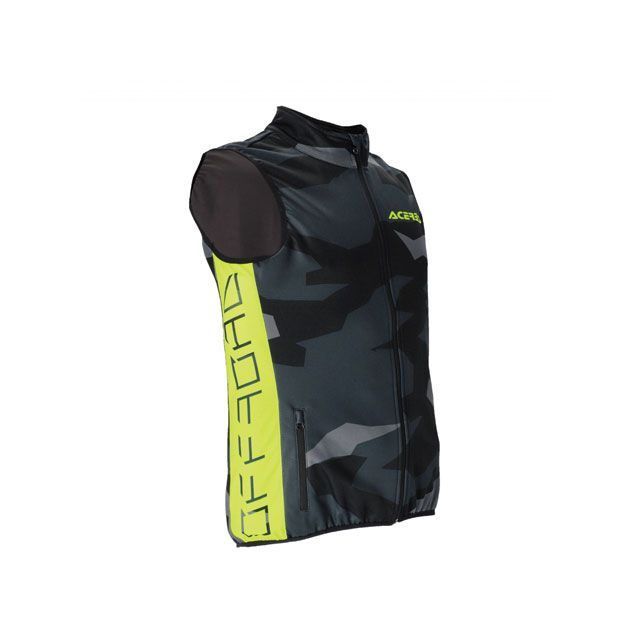 ACERBIS AC-23441 SOFTSHELL X-WIND ベスト(ブラック/イエロー) サイズ M AC-23441BK/YL2 アチェルビス ジャケット|パークアップ 店