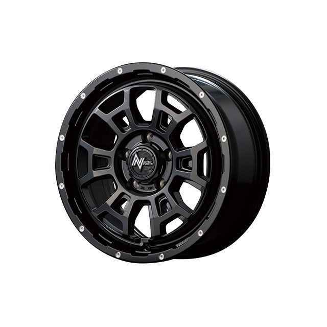 MID NITRO POWER H6SLUG（SBKM セミグロスブラック/マシニング） MID タイヤ・ホイール｜パークアップ 店