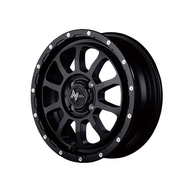 MID NITRO POWER M10 PERSHING KC（SB セミグロスブラック/マシニング） MID タイヤ・ホイール｜パークアップ 店