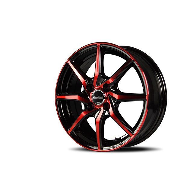MID EUROSPEED S810（B1R ブラックポリッシュ＋レッドクリア） MID タイヤ・ホイール