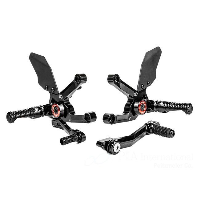 GILLES TOOLING バックステップ MUE2（ブラック） MUE2T01B ギルズツーリング バックステップ関連パーツ Speed Triple 1200 RS Speed Triple 1200 RR