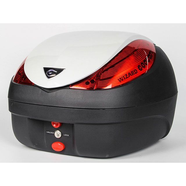 COOCASE リア トップケース ウィザードベーシック V36 36L（ホワイト） CN30110 メーカー在庫あり クーケース ツーリング用ボックス
