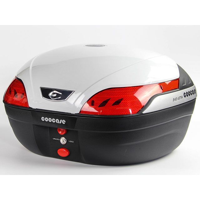 COOCASE リア トップケース アストラベーシック S48 48L（ホワイト） CN40110 クーケース ツーリング用ボックス