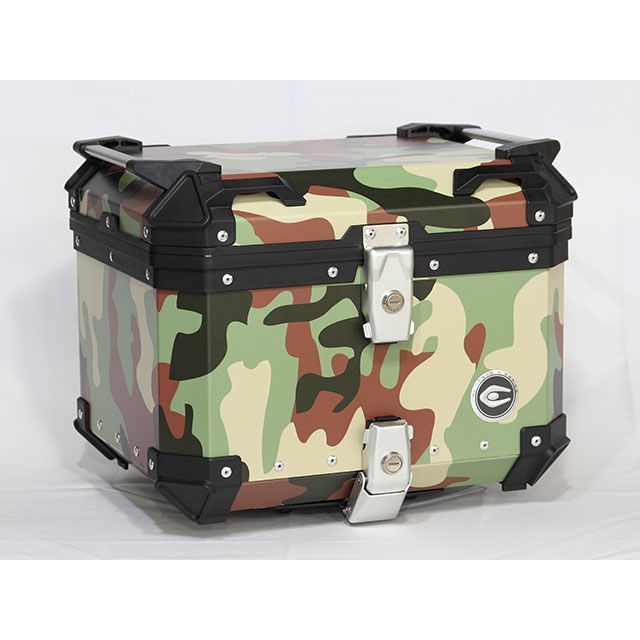 COOCASE リア アルミ トップケース Q1 45L（ジャングル） CCX450JU クーケース ツーリング用ボックス｜パークアップ 店