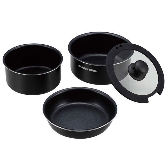 CAPTAIN STAG CAPTAIN STAG Easy コンパクトクッカーセット UH-4120 キャプテンスタッグ 室外膳立て備品