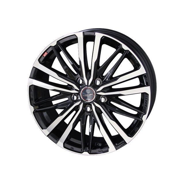 SMACK CREST 18×7.0J/インセット＋53/ホール5穴/PCD114.3/ブラックポリッシュ SMACK タイヤ・ホイール