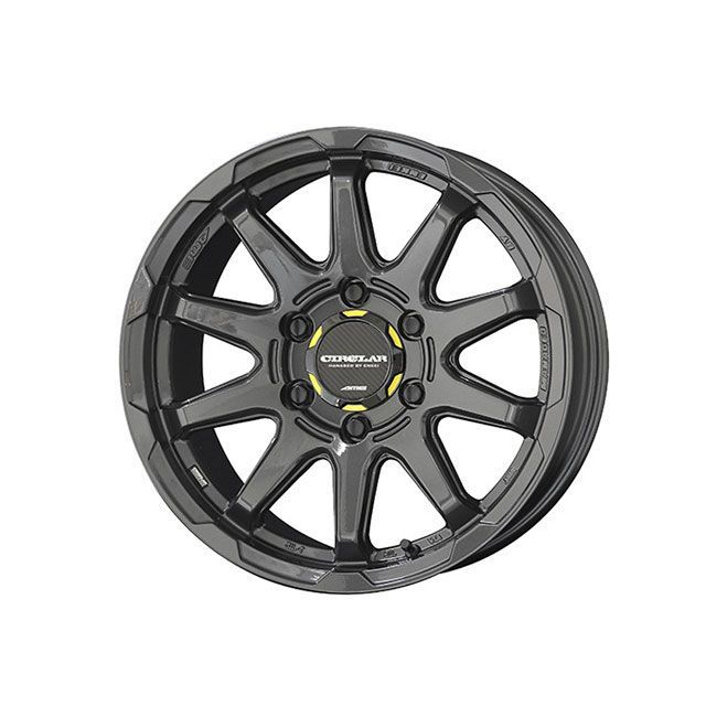 CIRCLAR C10X 17×8.0J/インセット＋20/ホール6穴/PCD139.7/マットブラック CIRCLAR タイヤ・ホイール