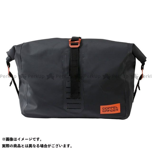 【メーカー直送】DOPPELGANGER ターポリンシングルサイドバッグ（ブラック） DBT508-BK メーカー在庫あり ドッペルギャンガー ツーリング用バッグ 5,052円