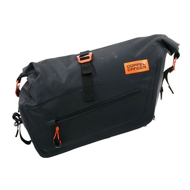 【メーカー直送】DOPPELGANGER ターポリンサイドバッグ25 スポーツ（ブラック） DBT577-BK メーカー在庫あり ドッペルギャンガー ツーリング用バッグ｜パークアップ 店