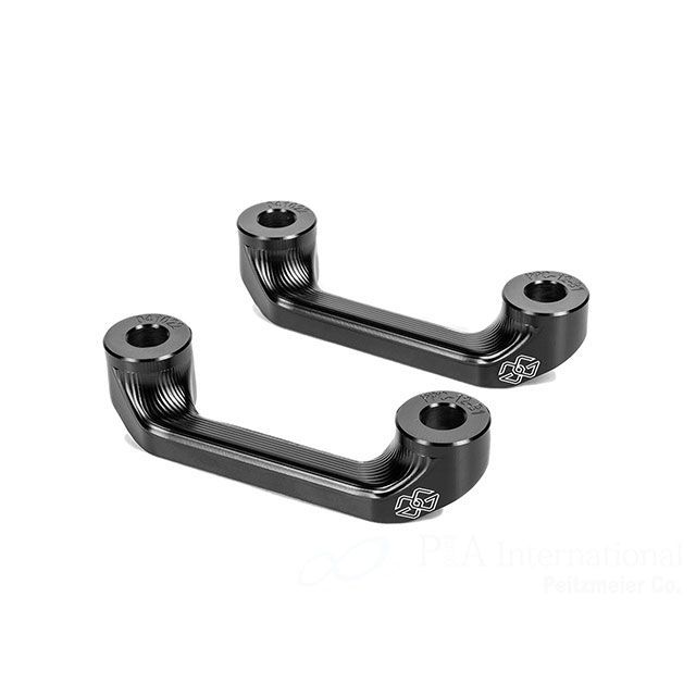 GILLES TOOLING パッセンジャーフットペグカバー（ブラック） PPC12KITB ギルズツーリング ステップ