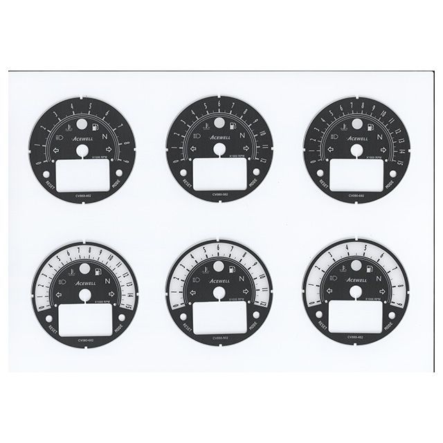 ACE WELL CV080-502W 多機能デジタルメーター 12000rpm(白文字盤) CV080-502W エースウェル スピードメーター 12Vバッテリー車|パークアップ 店
