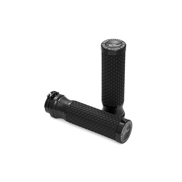 kens-factory Next Level Block Rubber Grip Black Push Pull Cable KFG-04 ケンズファクトリー グリップ関連パーツ プッシュプルケーブル車両|パークアップ 店