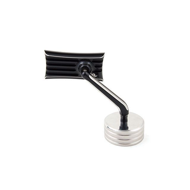 kens-factory Rapide Siries Mirror&rdquo;Ribbed&rdquo;Blk/Cut Right 12-211 ケンズファクトリー ミラー関連パーツ ALL HD｜パークアップ 店