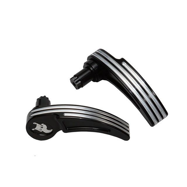 kens-factory Saddle bag latch lever Black/Machine 2014年以降ツーリングモデル KFL-02 ケンズファクトリー その他外装関連パーツ ツーリング 12,422円