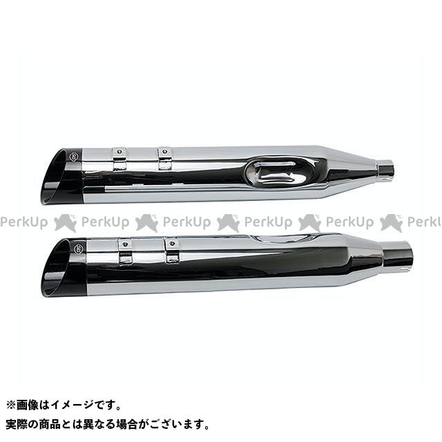 S&S Mk45スリップオン クローム＋ブラックカトラス 17y-ツアラー ・028932 エス＆エス マフラー本体 M8ツアラーモデル