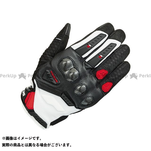 RSTAICHI RST444 ベロシティ メッシュ グローブ（ホワイト/レッド） サイズ WL RST444WH01WL メーカー在庫あり RSタイチ メッシュグローブ