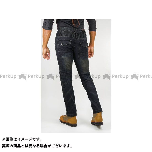 KOMINE 2023春夏モデル PK-7183 スーパーフィット KV デニムジーンズ（インディゴブルー） サイズ 3XL ・07-7183 コミネ パンツ