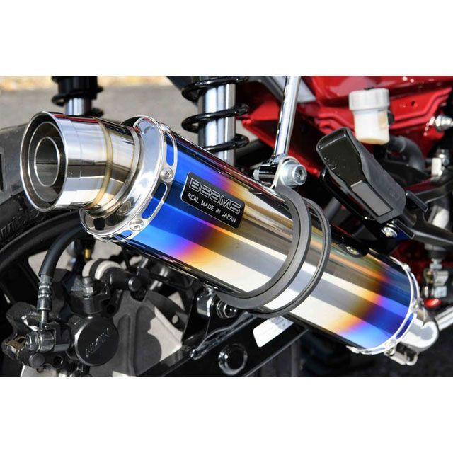 BEAMS R-EVOチタンサイレンサー 政府認証 G1012-53-007 ビームス マフラー本体 DAX125|パークアップ 店