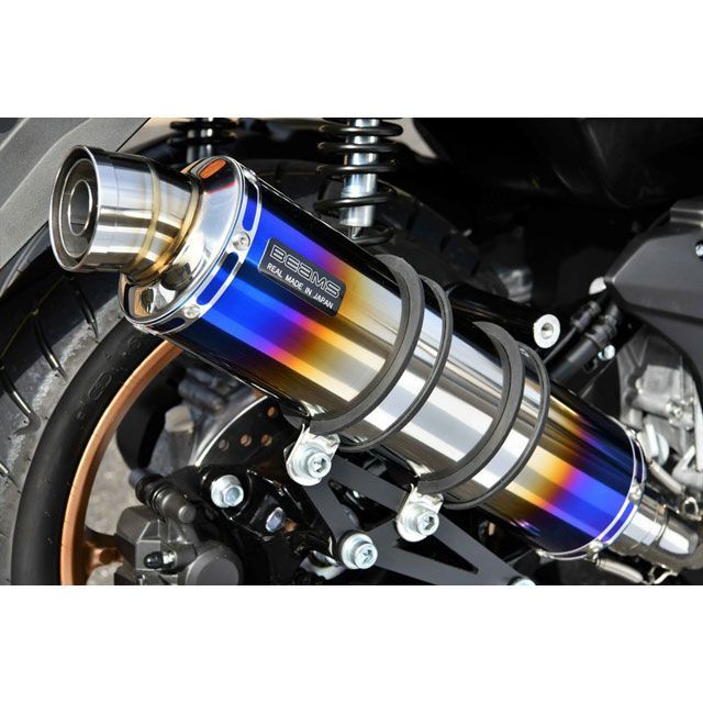 BEAMS R-EVO ヒートチタンサイレンサー 政府認証 G271-53-007 ビームス マフラー本体 N-MAX155|パークアップ 店