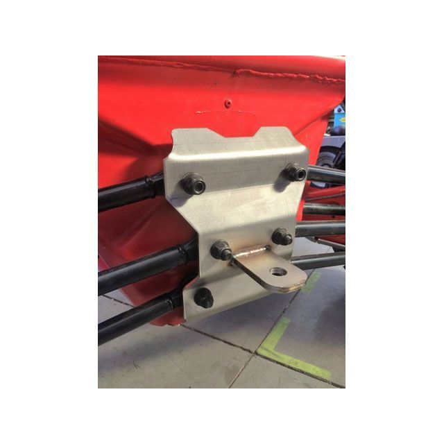 MECA’SYSTEM AV ＋ AR plate reinforcing pulling INOX 4 mm CAN AM 1000 MAVERICK X3 meca_QC432 メカシステム その他 MAVERICK X3 RALLYE MAVER…