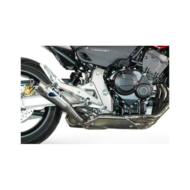 TERMIGNONI 1 サイレンサー STR スリップオン コニカル ステンレス スリーブ： ステンレス ter_H075080IC テルミニョーニ マフラー本体 HORNET 600