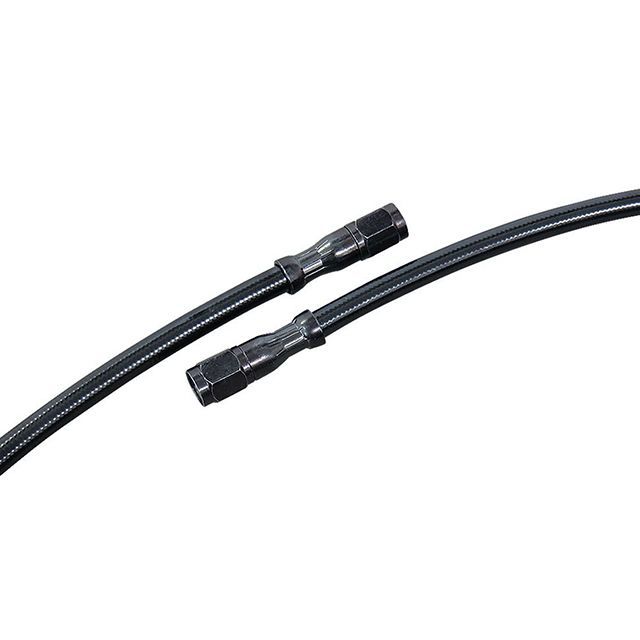 GOT TOUCH brake system 43in ブレーキライン ステンレスメッシュ（ブラックコート） ・014739 メーカー在庫あり ゴットタッチブレーキ ブレーキホース・ケーブル類 ハーレー用