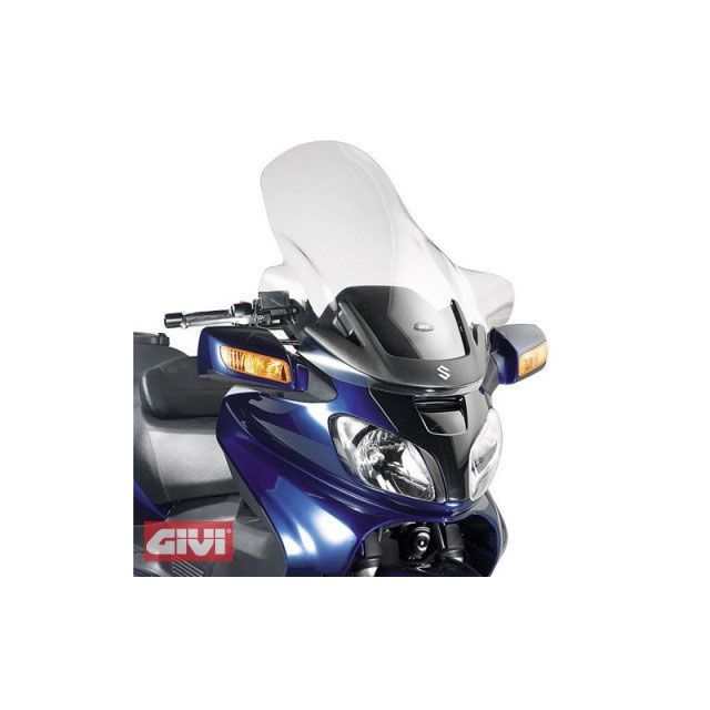 GIVI ウィンドスクリーン クリア - ABE付 givi_D263STG ジビ スクリーン関連パーツ AN 650 Burgman Executive｜パークアップ 店 27,969円